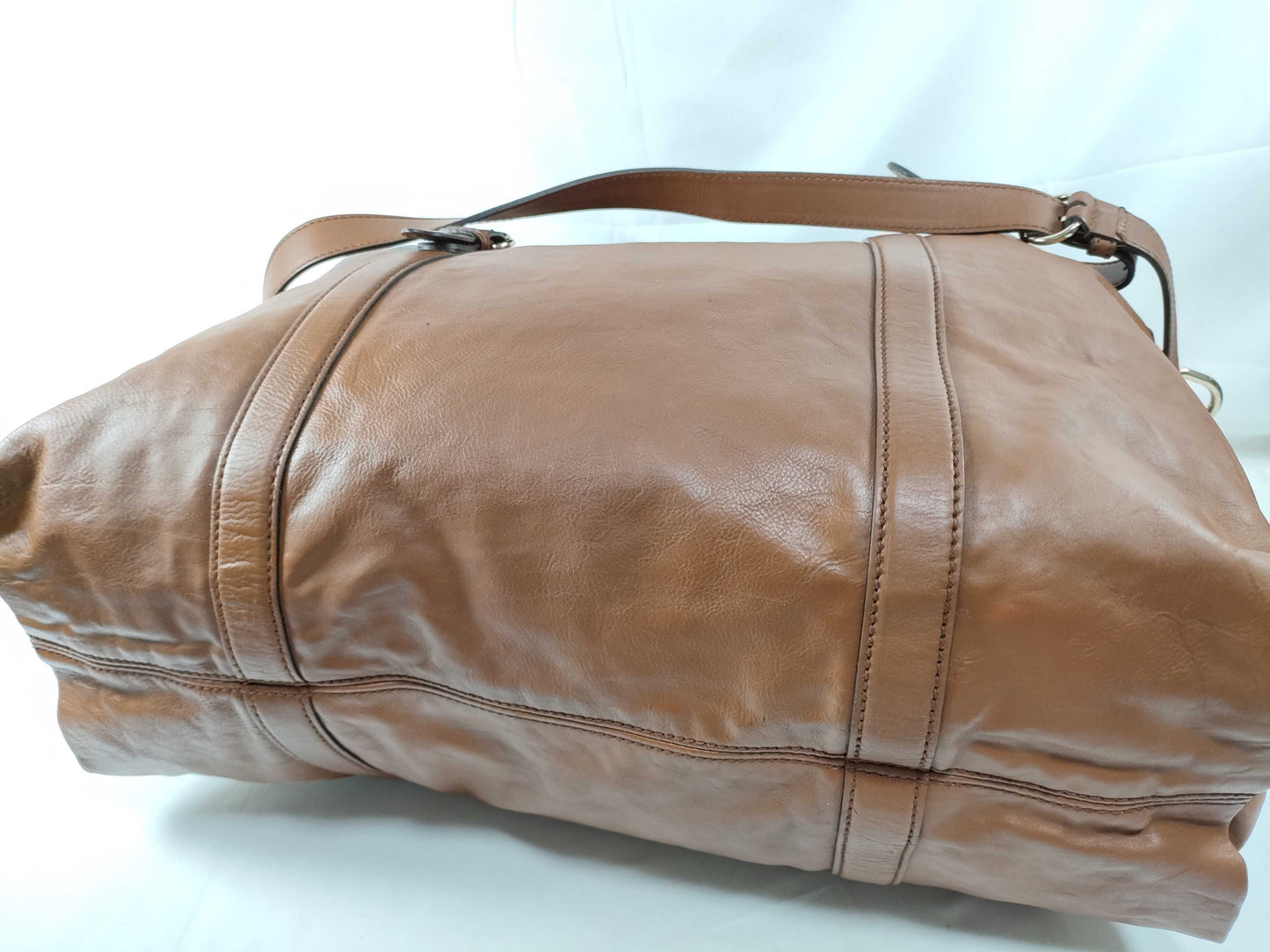 GUCCI Interlocking Tote Bag All Leather Boston Bag