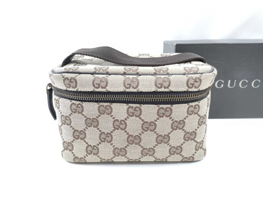 GUCCI GG Canvas Vanity Bag