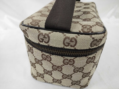 GUCCI GG Canvas Vanity Bag