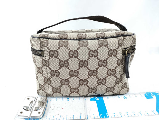 GUCCI GG Canvas Vanity Bag