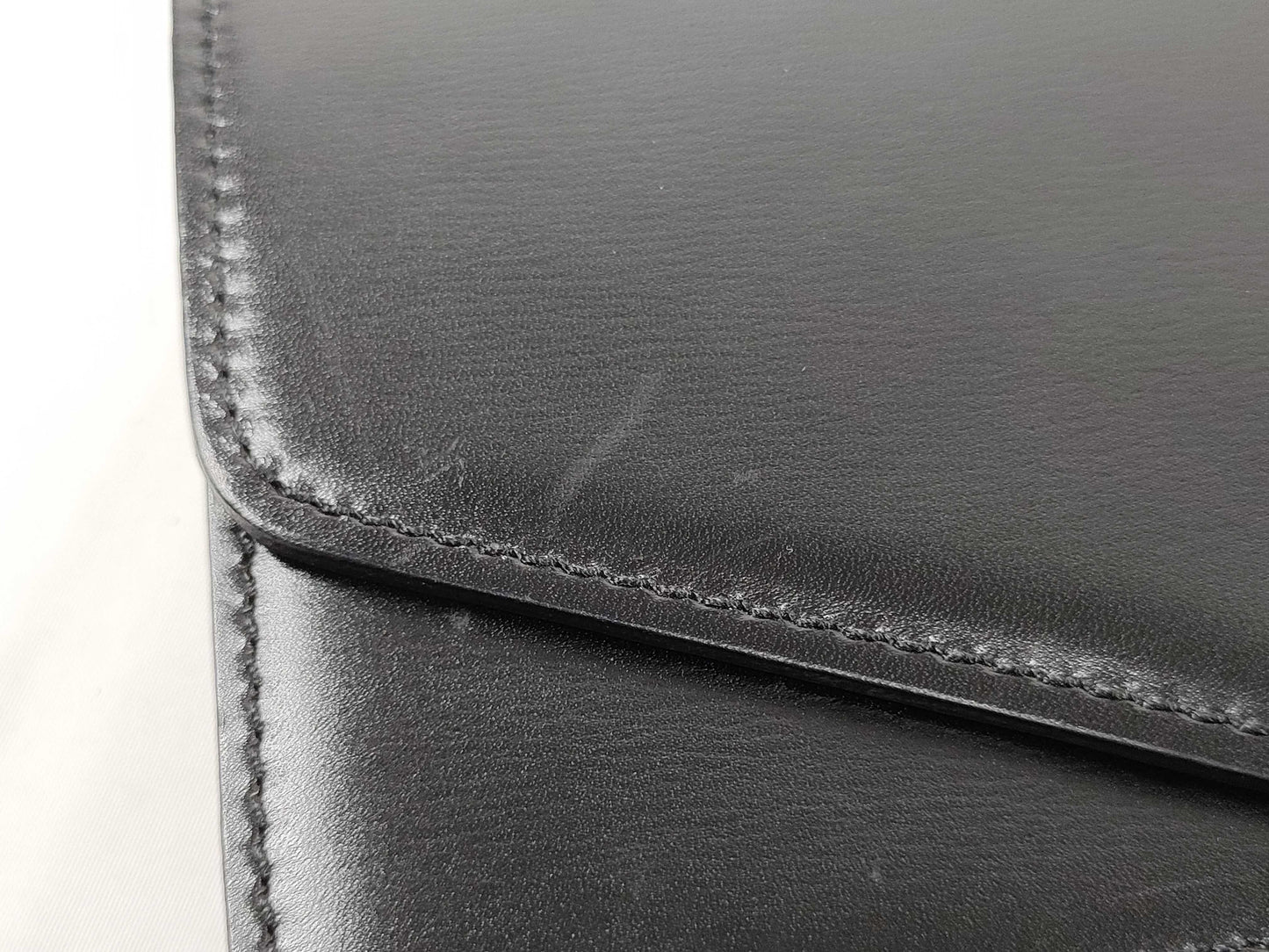 CELINE Gancini double flap handbag