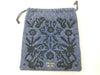 PRADA Prada Denim Embroidered Drawstring Handbag and Other Accessories