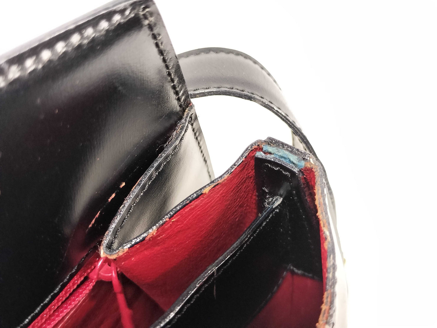 CELINE Gancini Box Calf Shoulder Bag