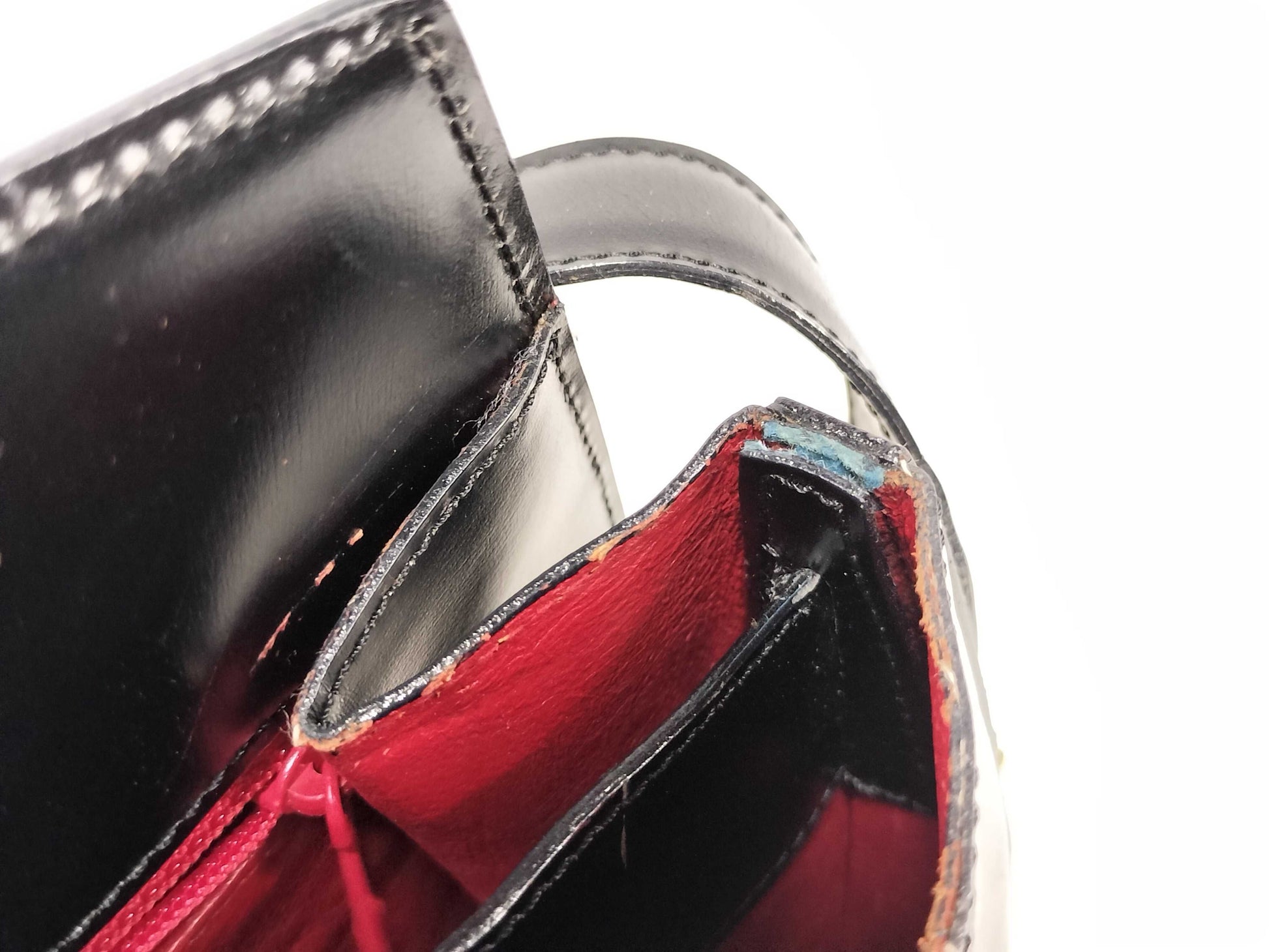 CELINE Gancini Box Calf Shoulder Bag