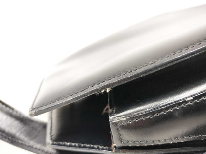 CELINE Gancini Box Calf Shoulder Bag
