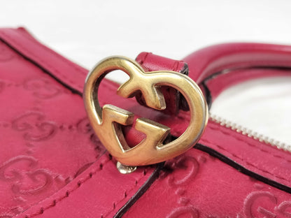 GUCCI GG Guccissima GG Twins Heart Tote Bag