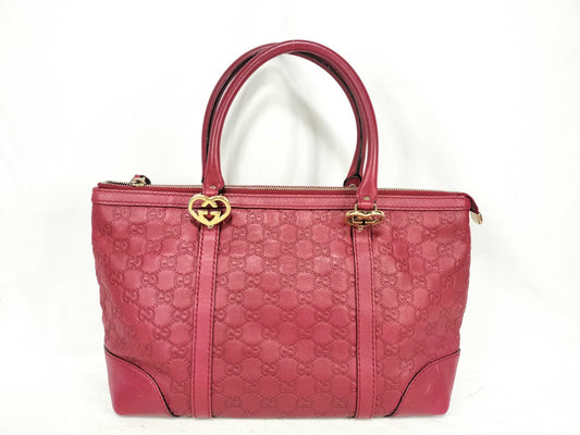 GUCCI GG Guccissima GG Twins Heart Tote Bag