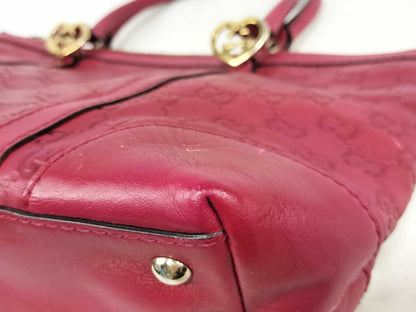 GUCCI GG Guccissima GG Twins Heart Tote Bag