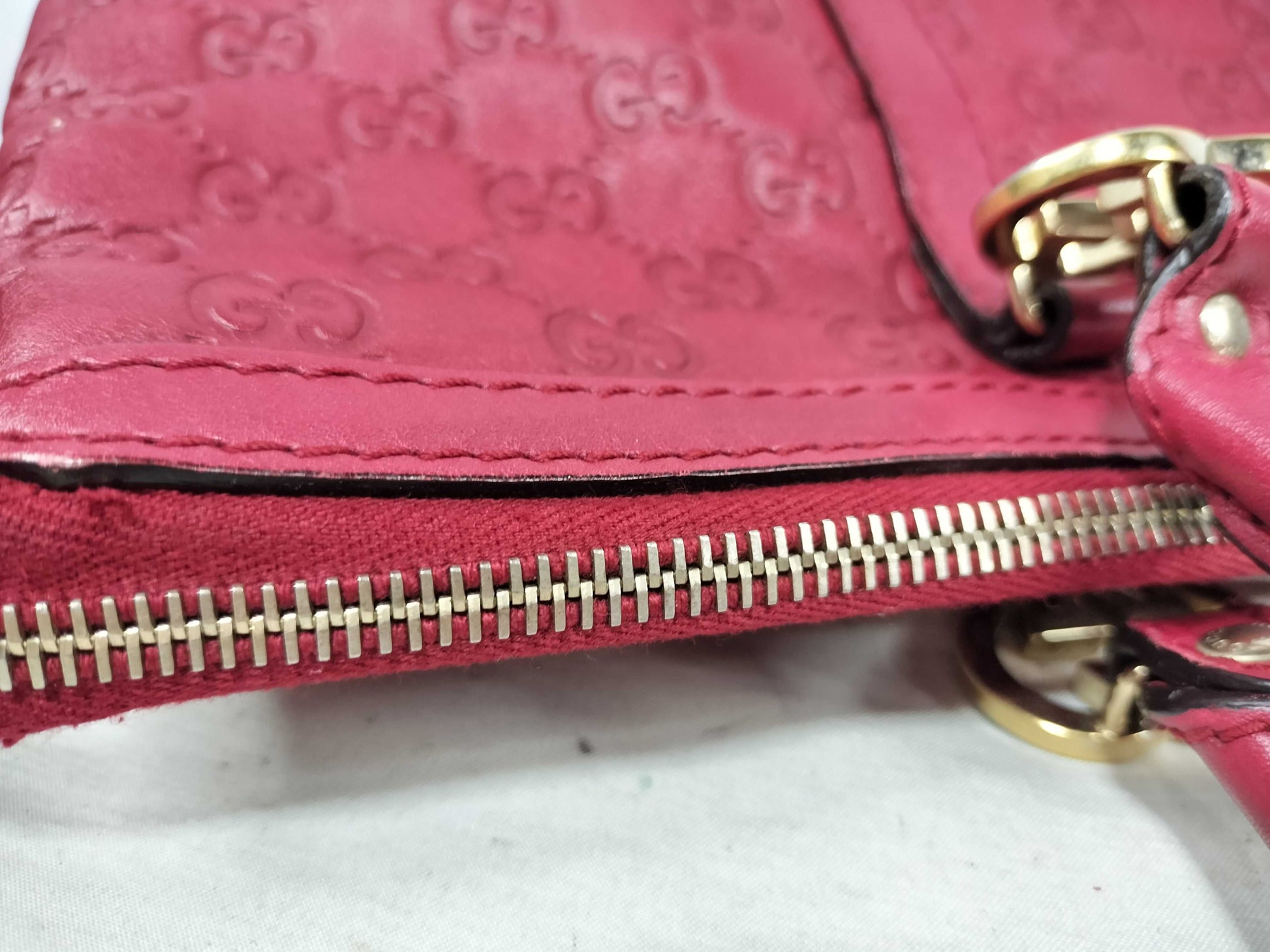 GUCCI GG Guccissima GG Twins Heart Tote Bag