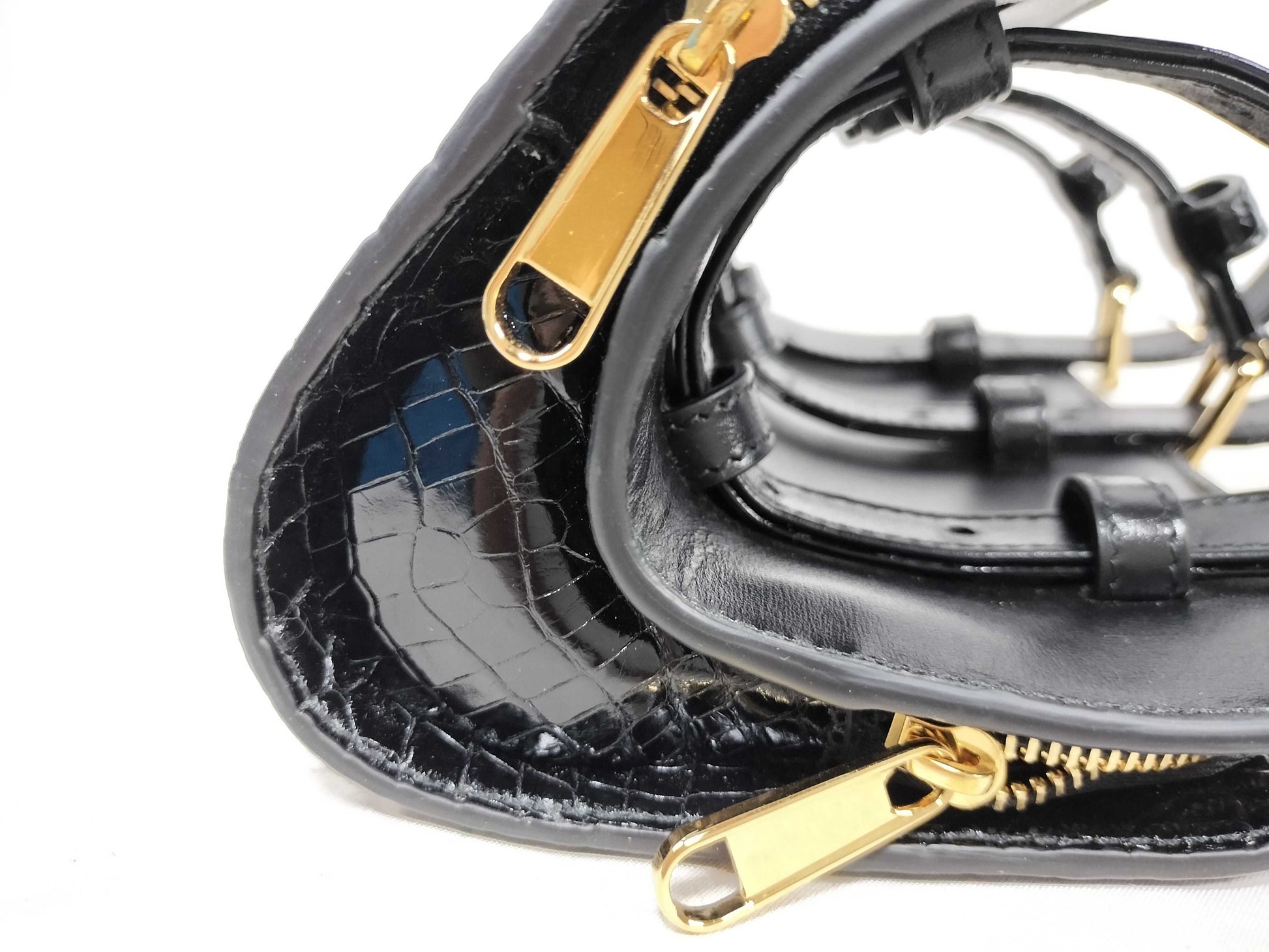 GUCCI GG Gucci GG Marmont Shining Crocodile Arm Bag Bag