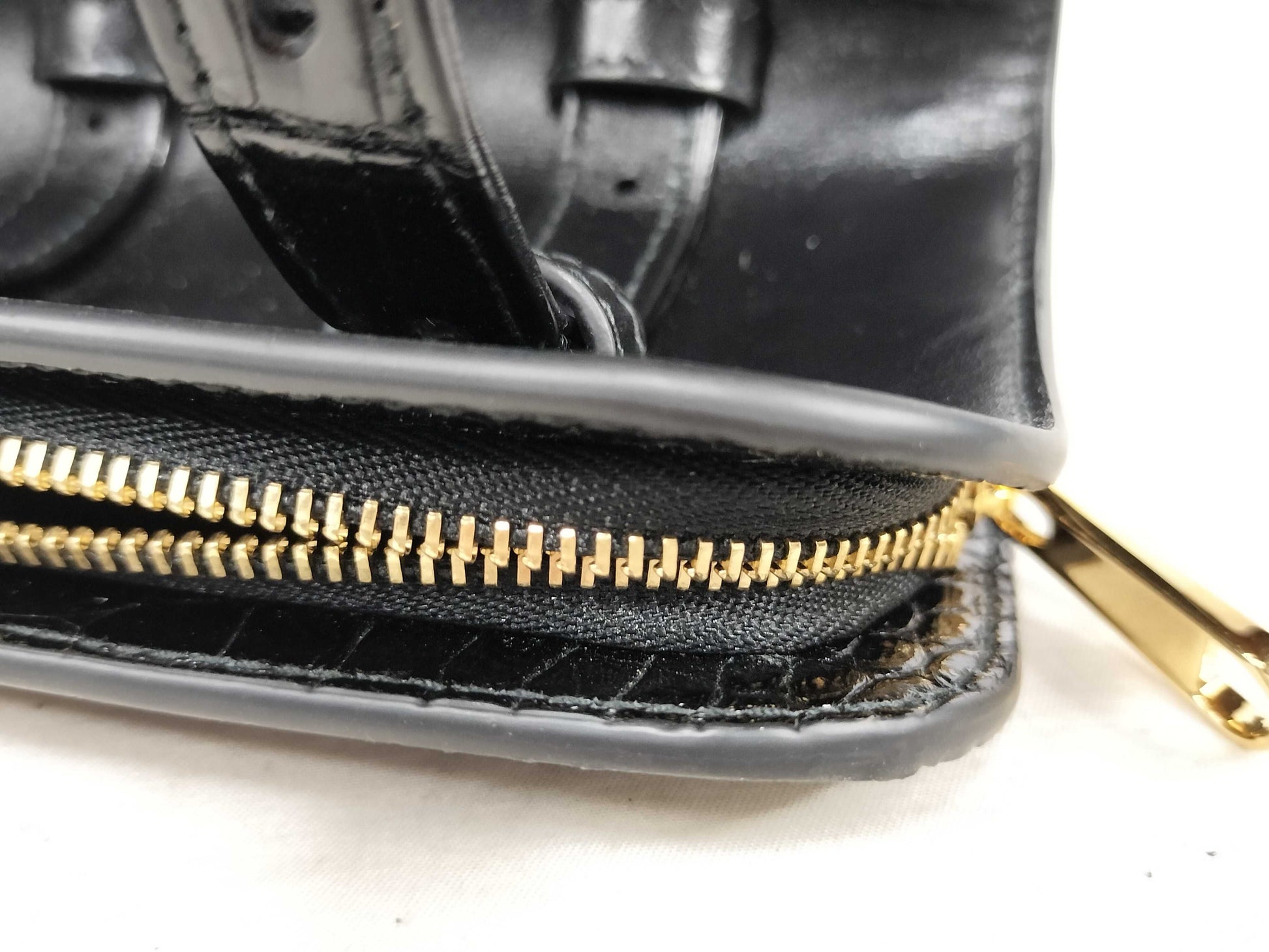 GUCCI GG Gucci GG Marmont Shining Crocodile Arm Bag Bag