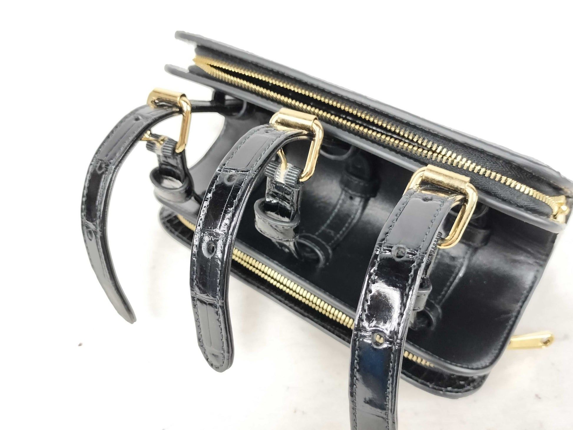GUCCI GG Gucci GG Marmont Shining Crocodile Arm Bag Bag