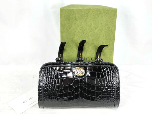 GUCCI GG Gucci GG Marmont Shining Crocodile Arm Bag Bag