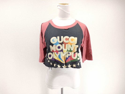 GUCCI Mount Olympus Damaged T-Shirt Tops
