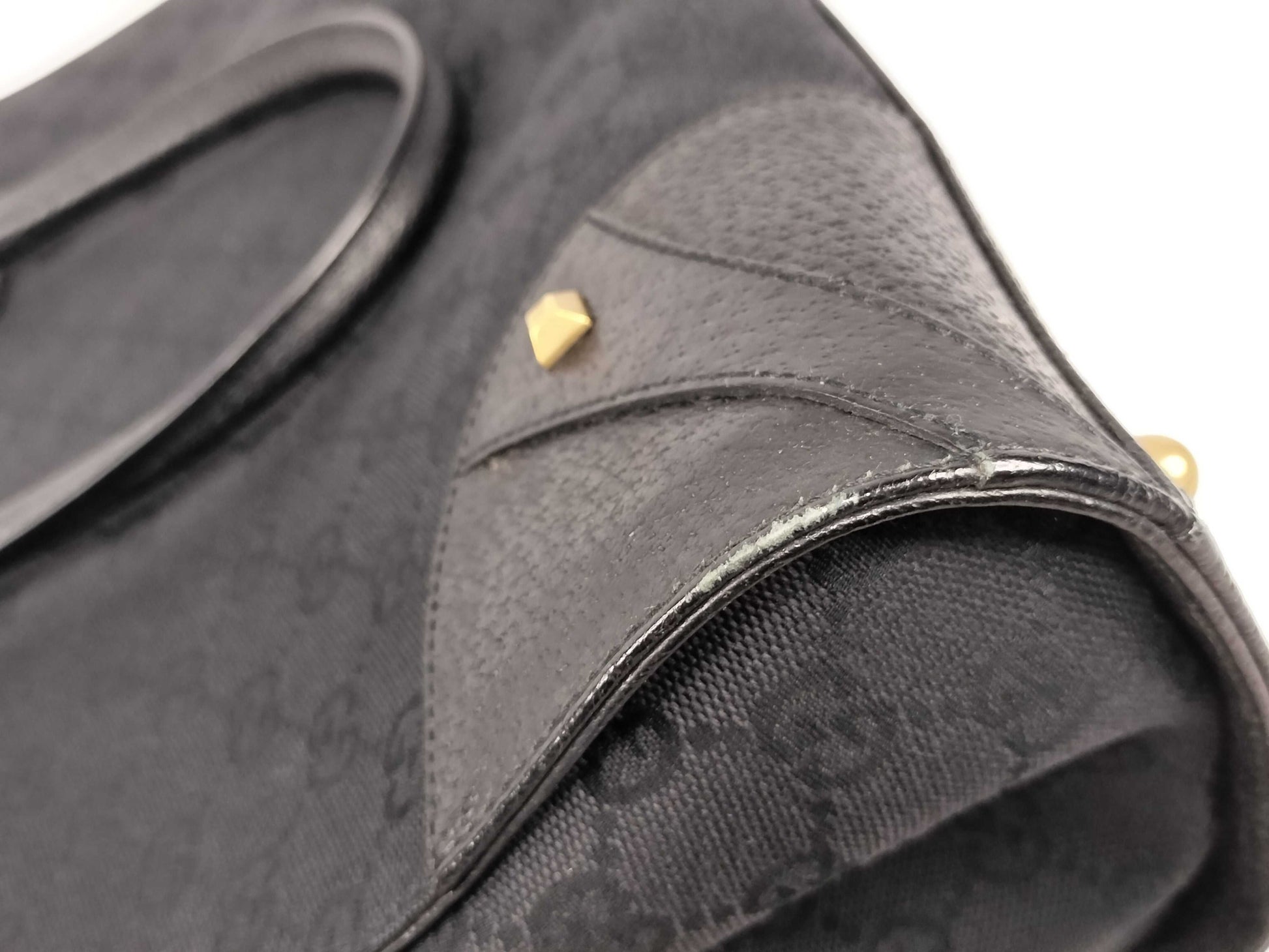 GUCCI GG Canvas Studded Tote Bag