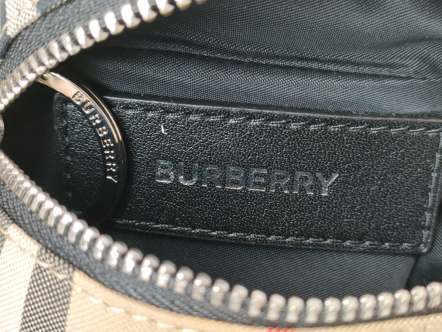 BURBERRY Nova Check Mini Pouch