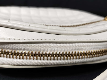 CELINE C Charm Quilted Shoulder Bag