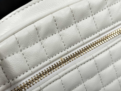 CELINE C Charm Quilted Shoulder Bag