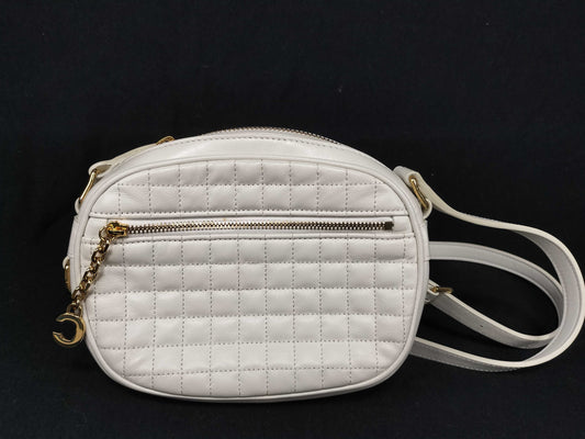 CELINE C Charm Quilted Shoulder Bag