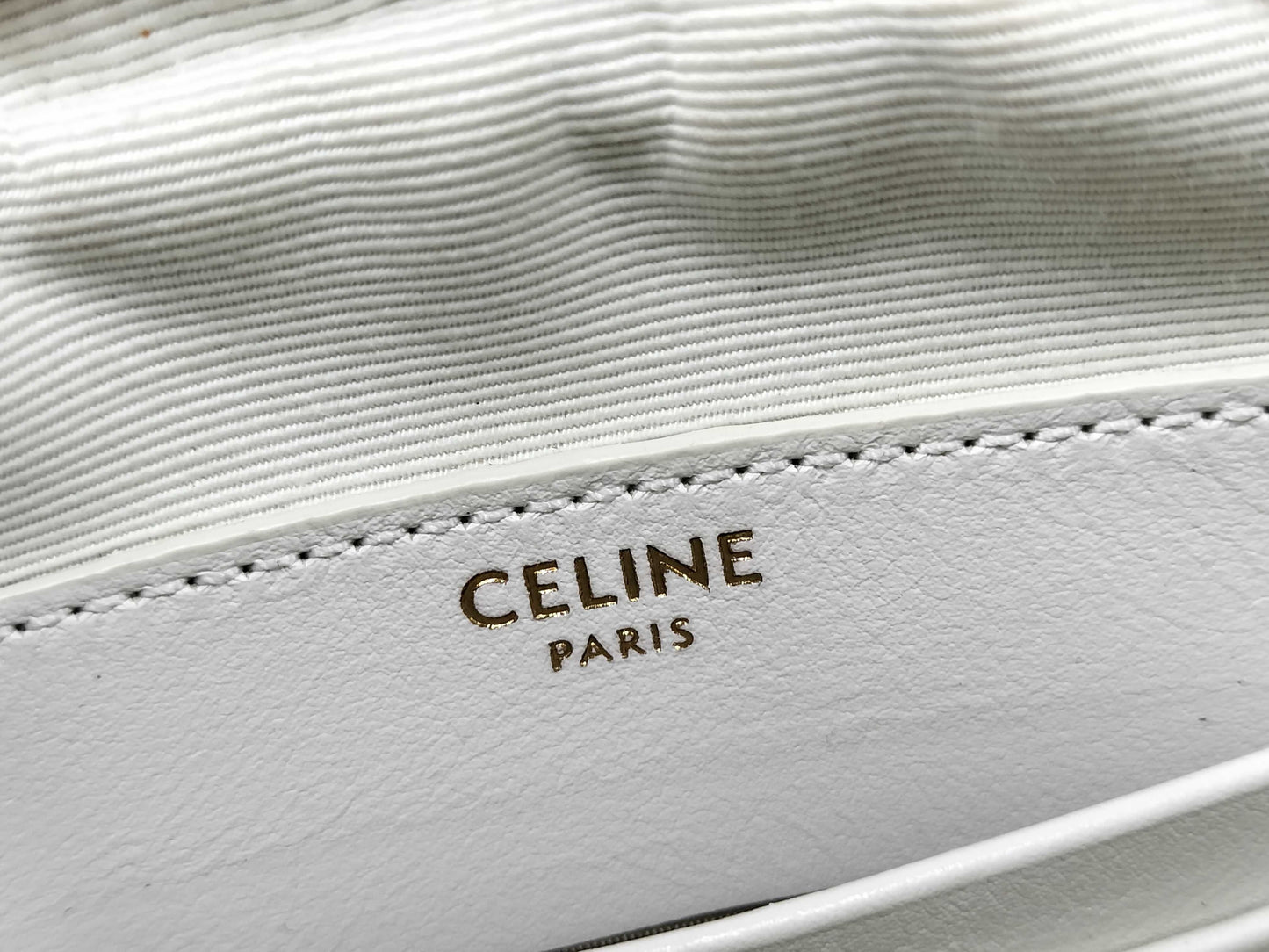 CELINE C Charm Quilted Shoulder Bag