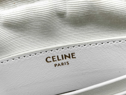 CELINE C Charm Quilted Shoulder Bag