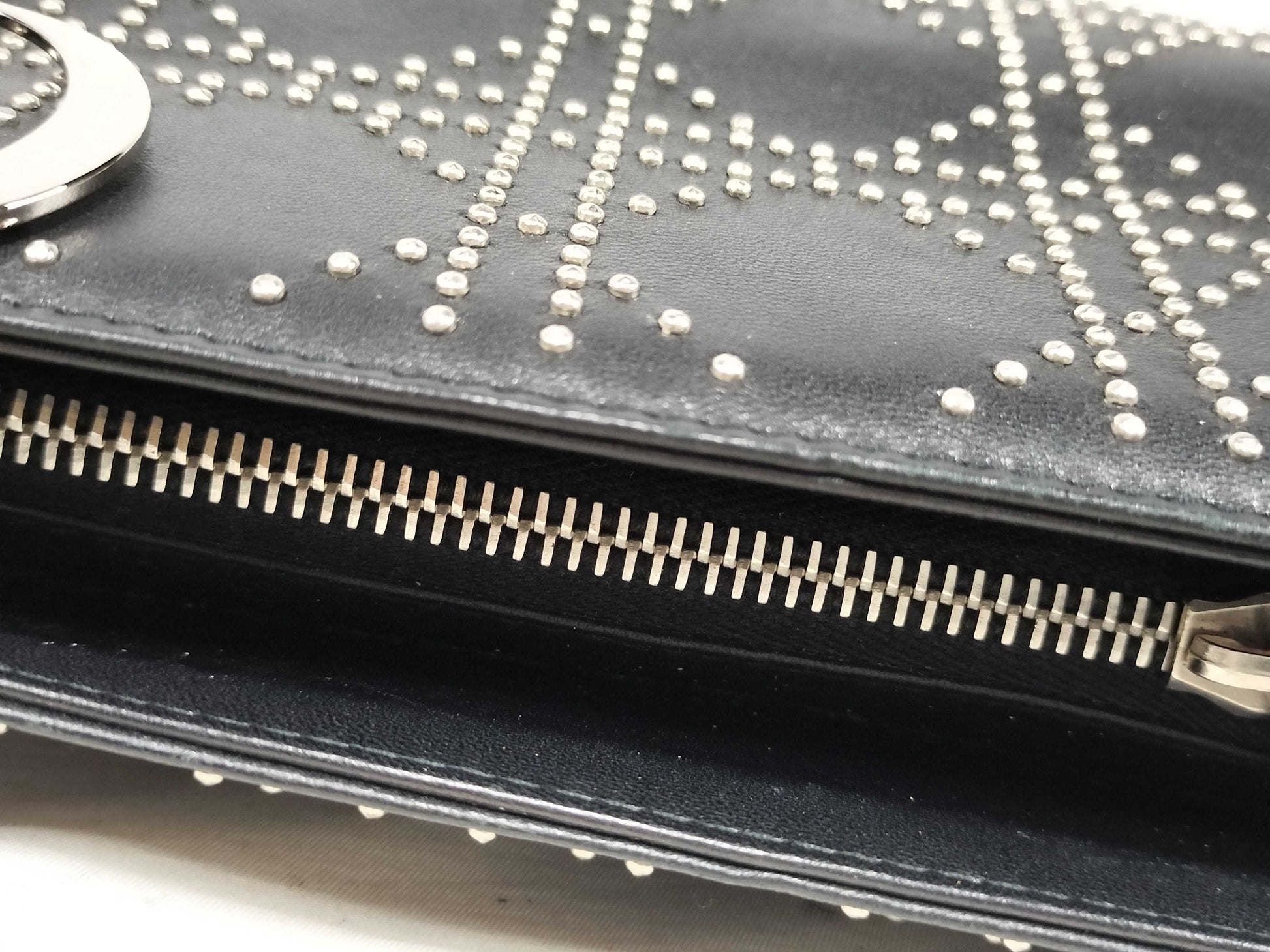 Dior Christian Dior Cannage Studs Handbag