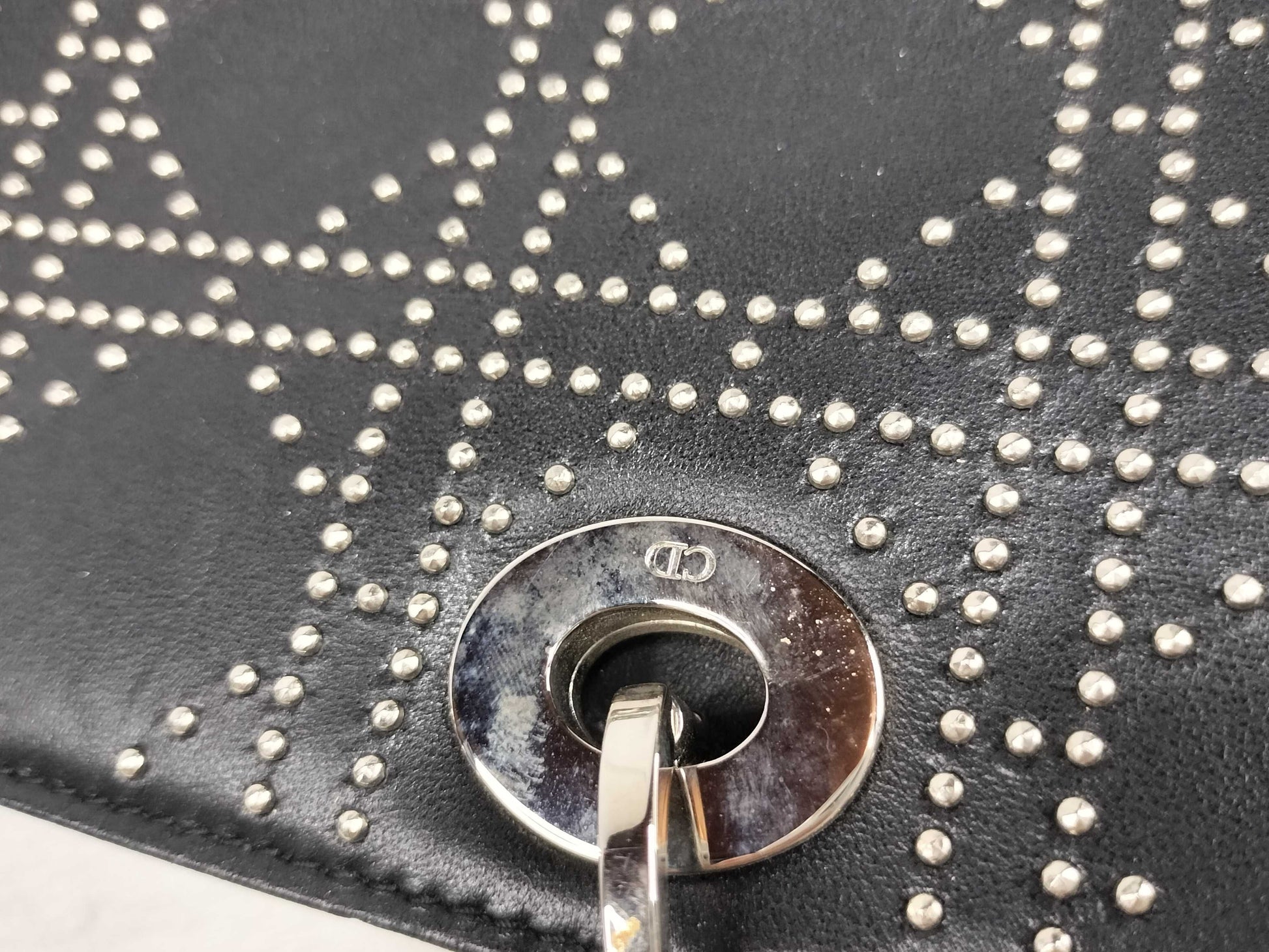 Dior Christian Dior Cannage Studs Handbag