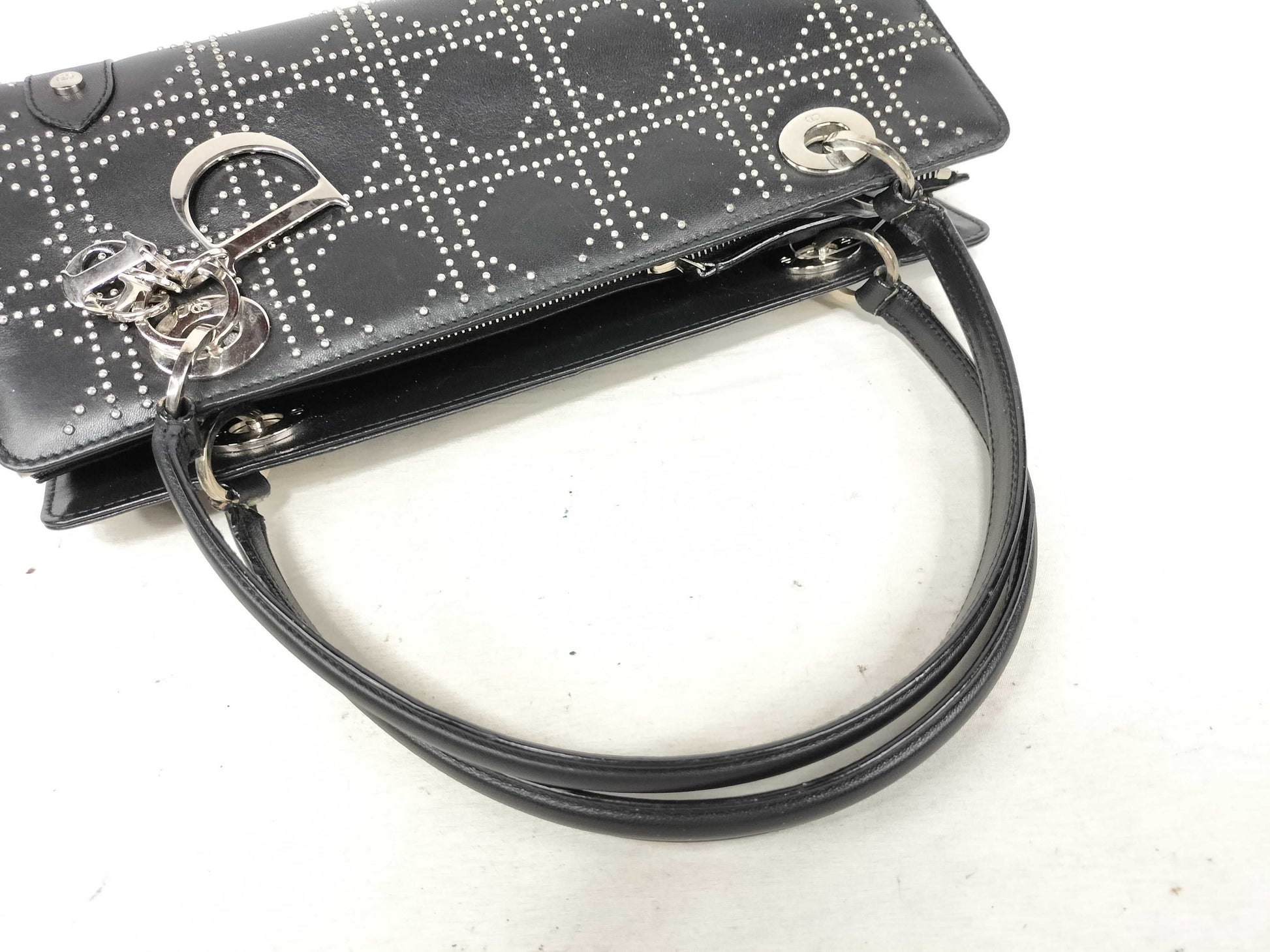 Dior Christian Dior Cannage Studs Handbag