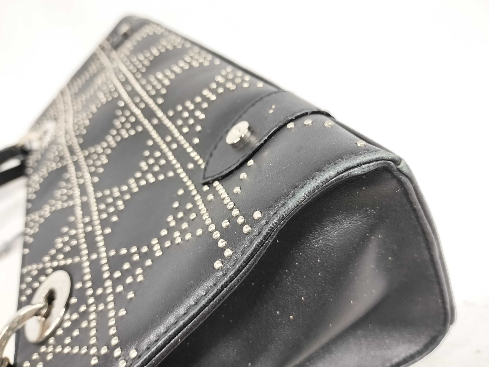 Dior Christian Dior Cannage Studs Handbag