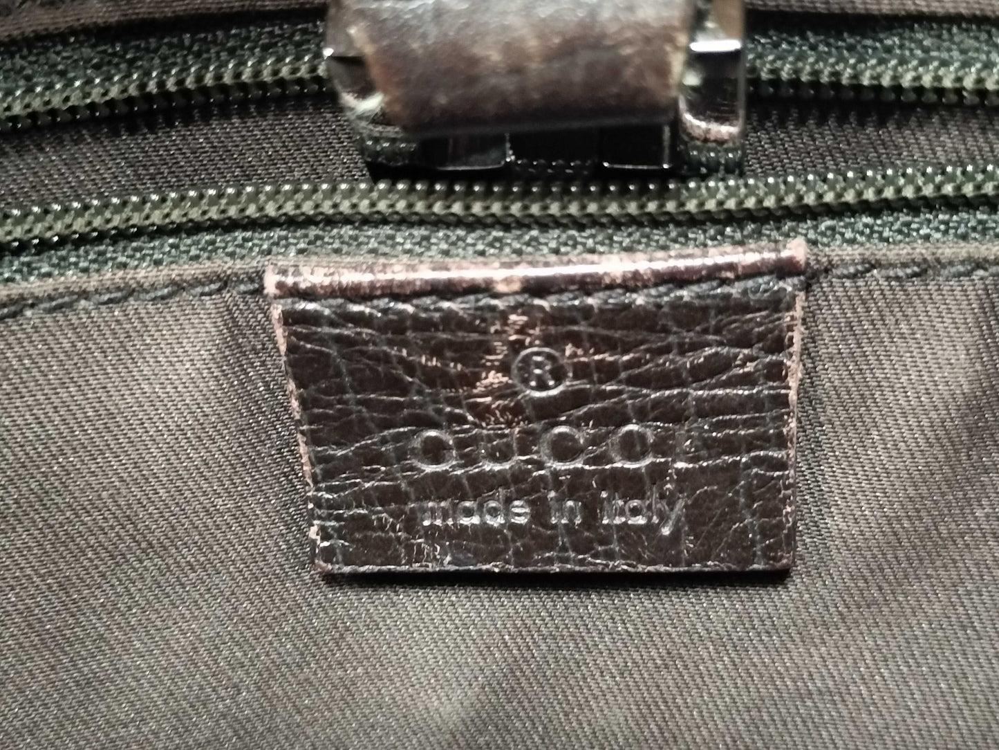 GUCCI Jackie Gucci GG Canvas Sherry Line Jackie Shoulder Bag