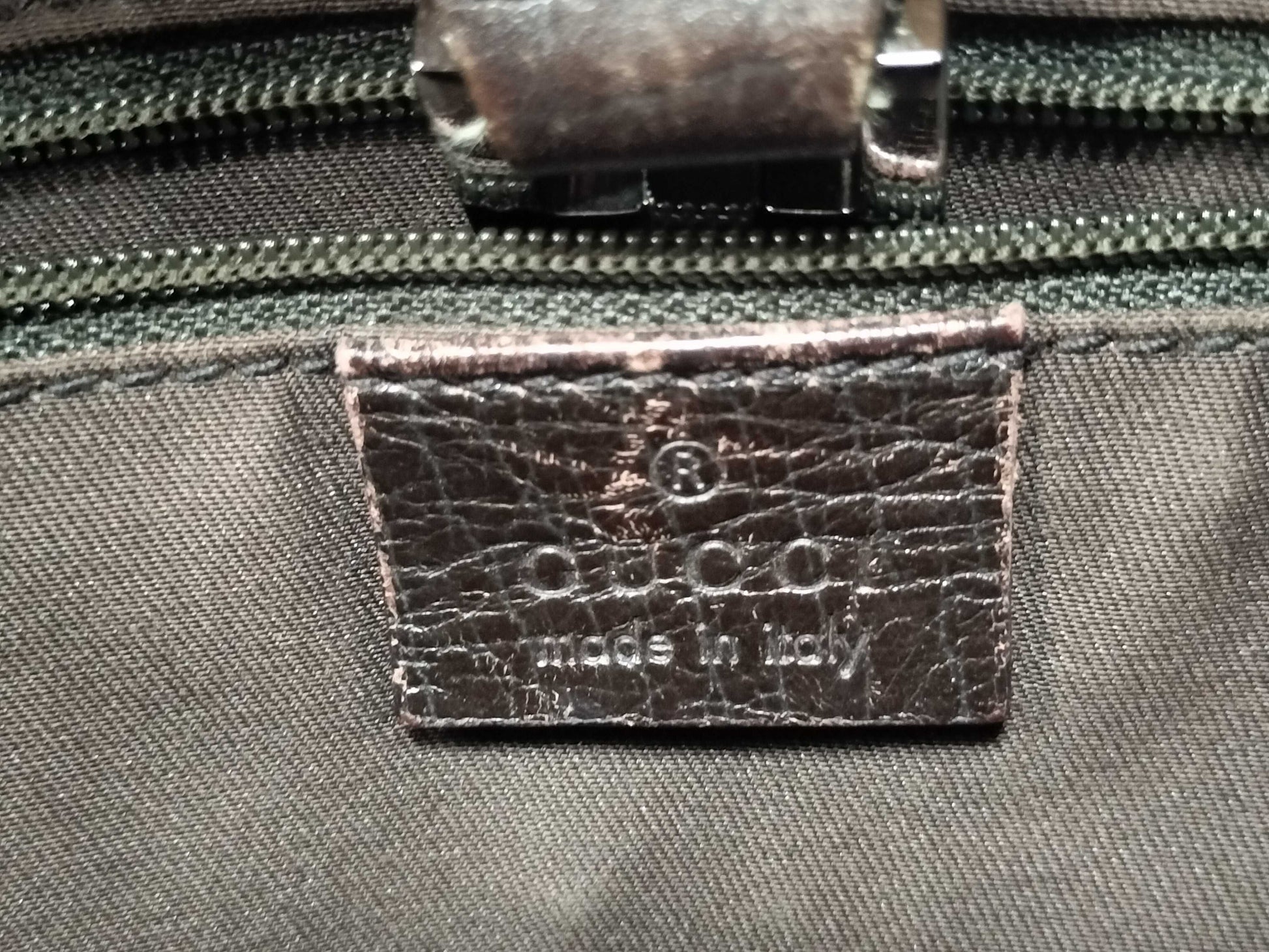 GUCCI Jackie Gucci GG Canvas Sherry Line Jackie Shoulder Bag