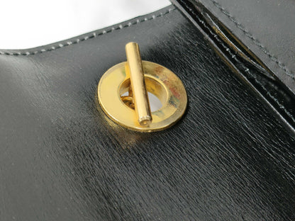 CELINE Gancini Mini Handbag in Box Calf Leather