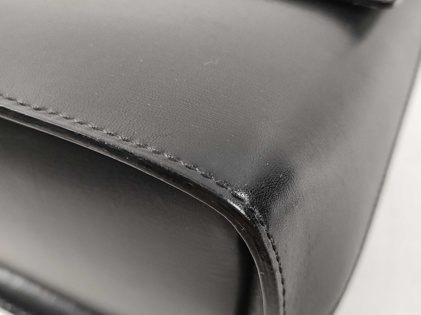 CELINE Gancini Mini Handbag in Box Calf Leather