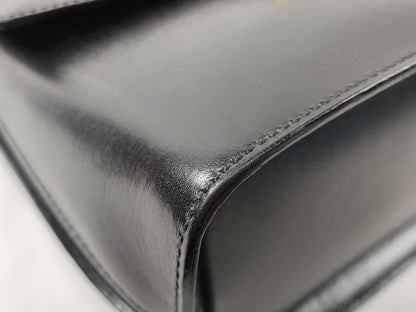 CELINE Gancini Mini Handbag in Box Calf Leather