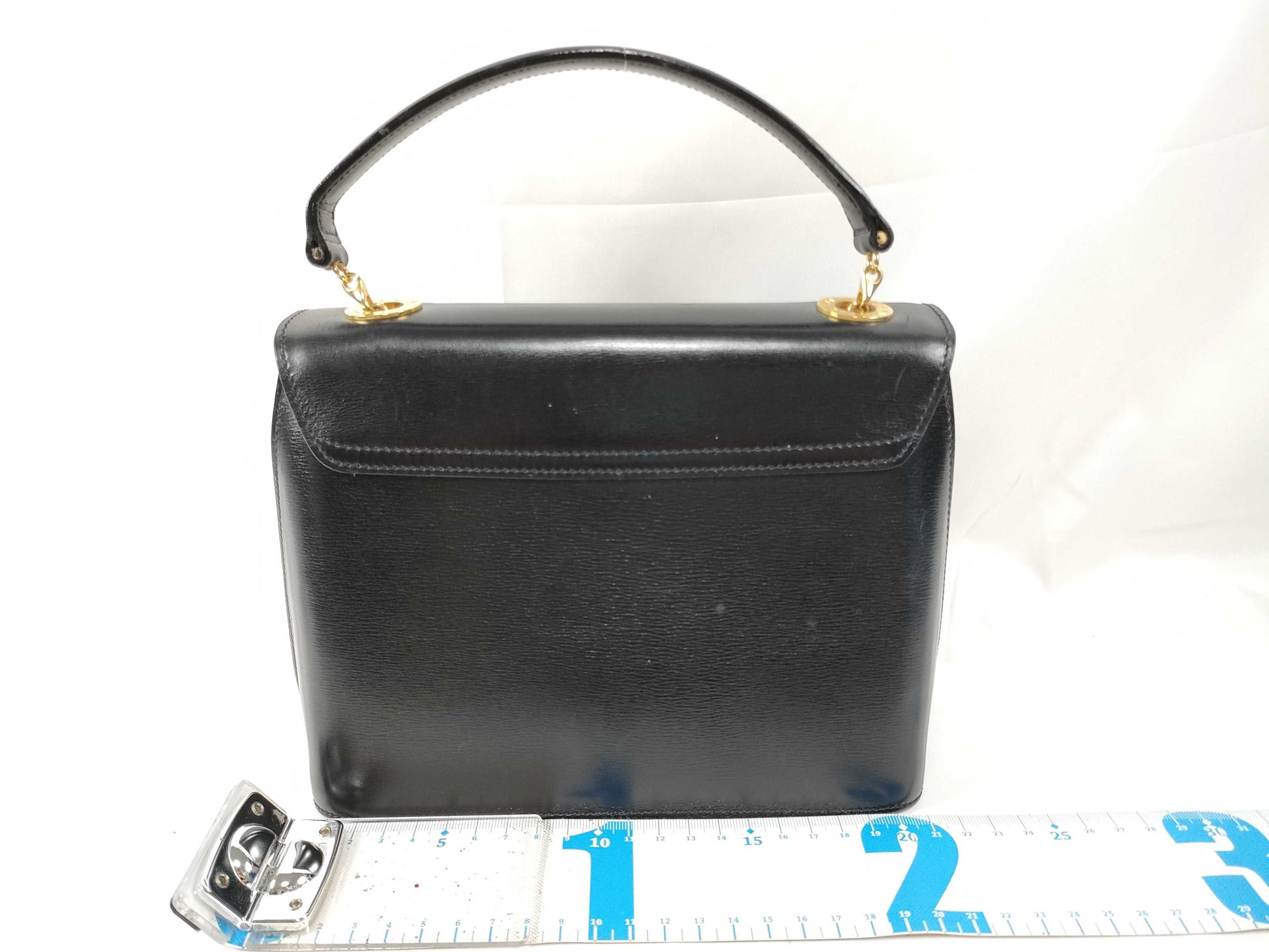 CELINE Gancini Mini Handbag in Box Calf Leather