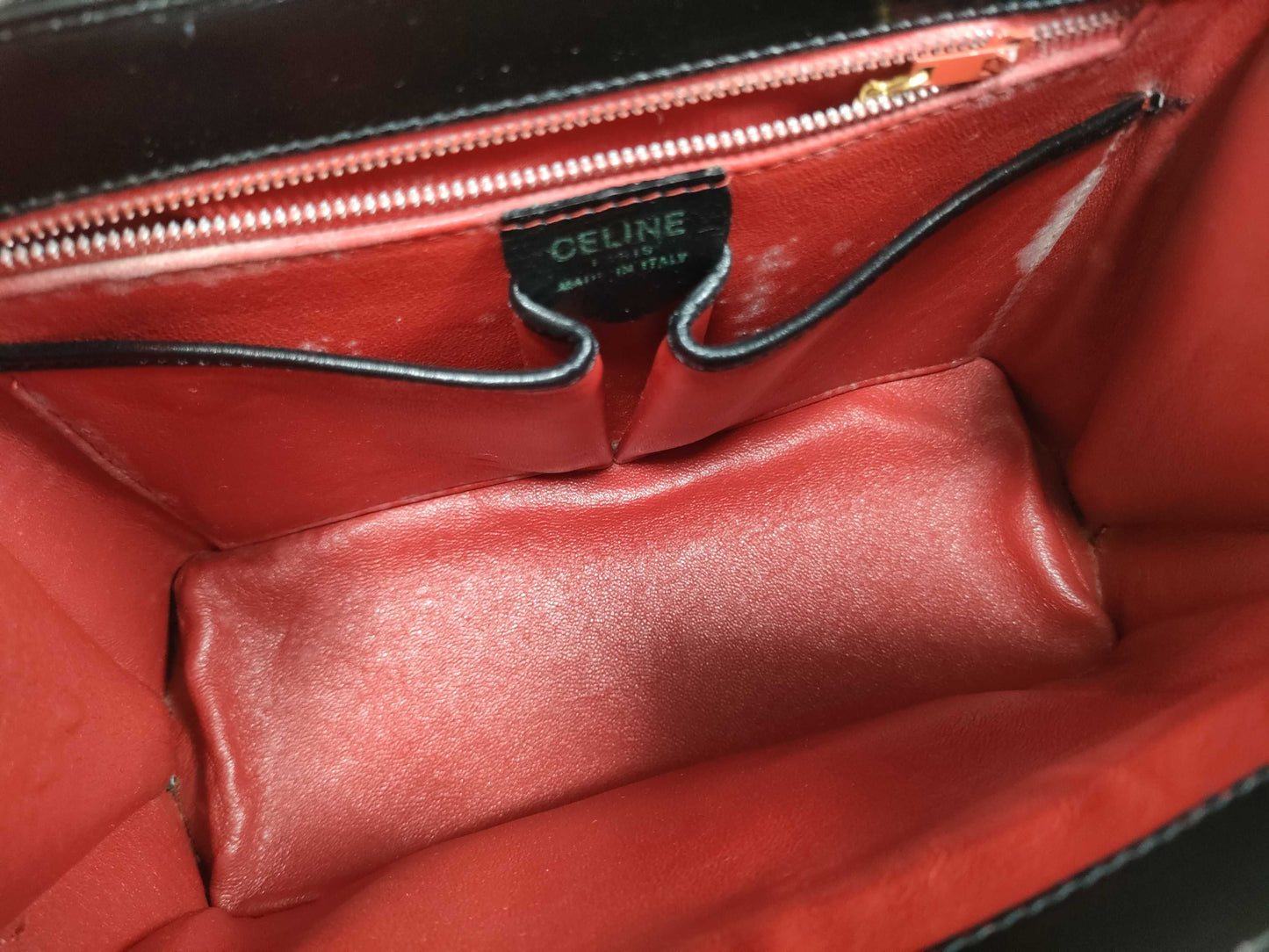 CELINE Gancini Mini Handbag in Box Calf Leather