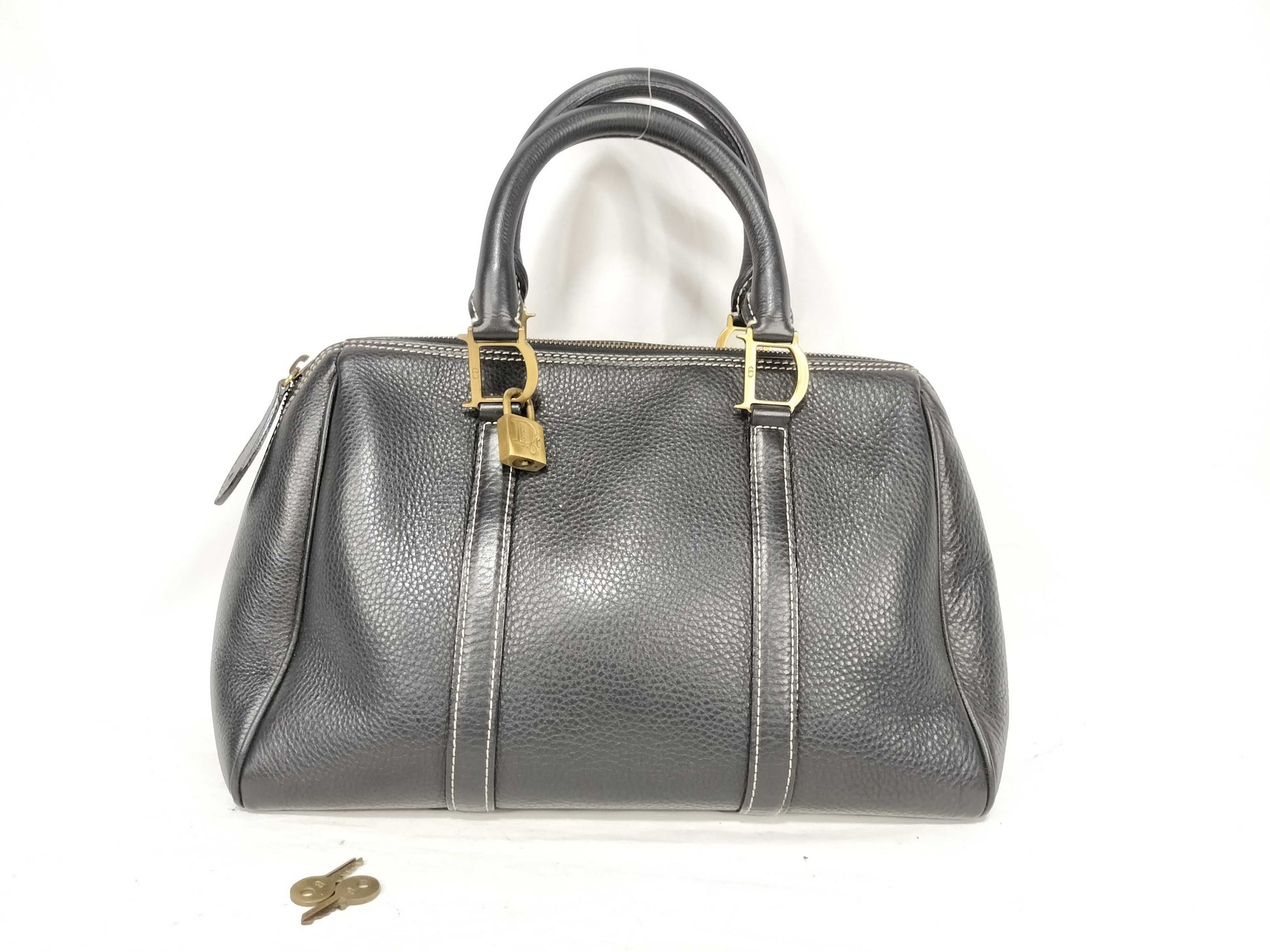 Dior Christian Dior D hardware mini Boston bag handbag handbag