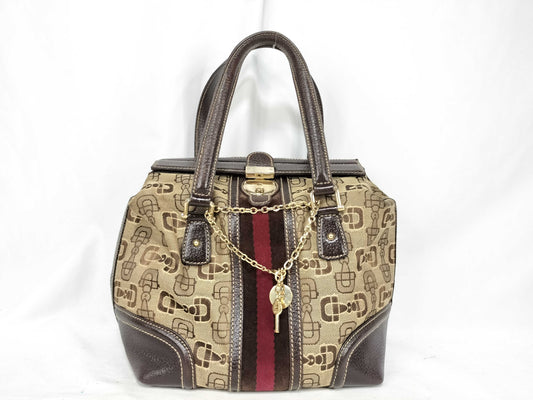 GUCCI Gucci Sherry Line Horsebit Doctor's Bag Handbag Handbag