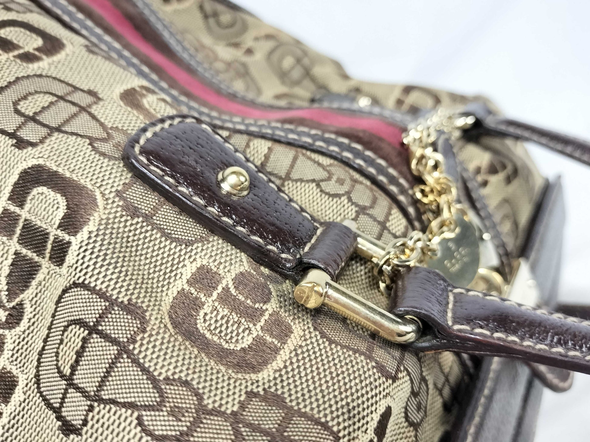 GUCCI Gucci Sherry Line Horsebit Doctor's Bag Handbag Handbag