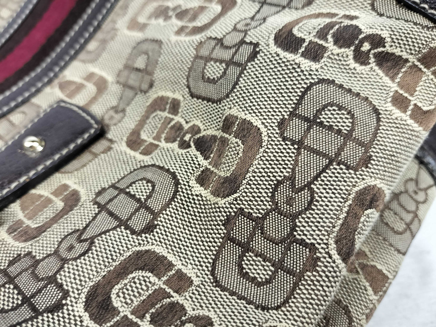 GUCCI Gucci Sherry Line Horsebit Doctor's Bag Handbag Shoulder Bag