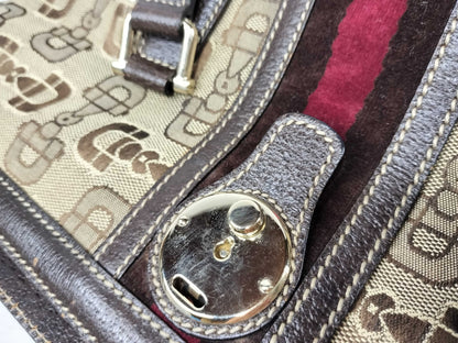 GUCCI Gucci Sherry Line Horsebit Doctor's Bag Handbag Shoulder Bag