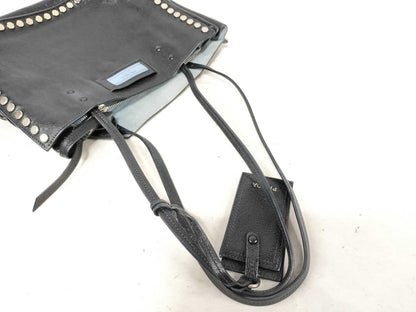 PRADA Etiquet Studded Tote Bag Shoulder Bag