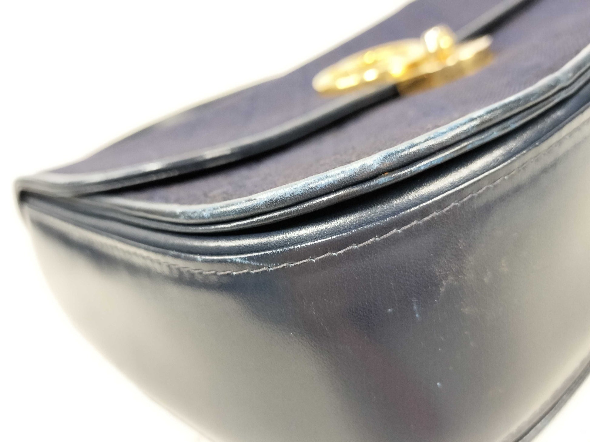 GUCCI GG Canvas Interlocking Top Handle Handbag