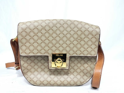 CELINE Macadam Gancini Shoulder Bag