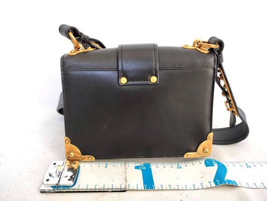 PRADA Cahier Tiger Head Shoulder Bag