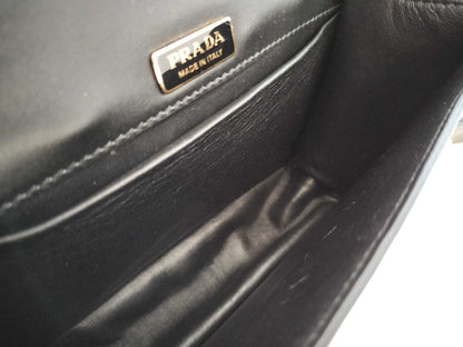 PRADA Cahier Tiger Head Shoulder Bag