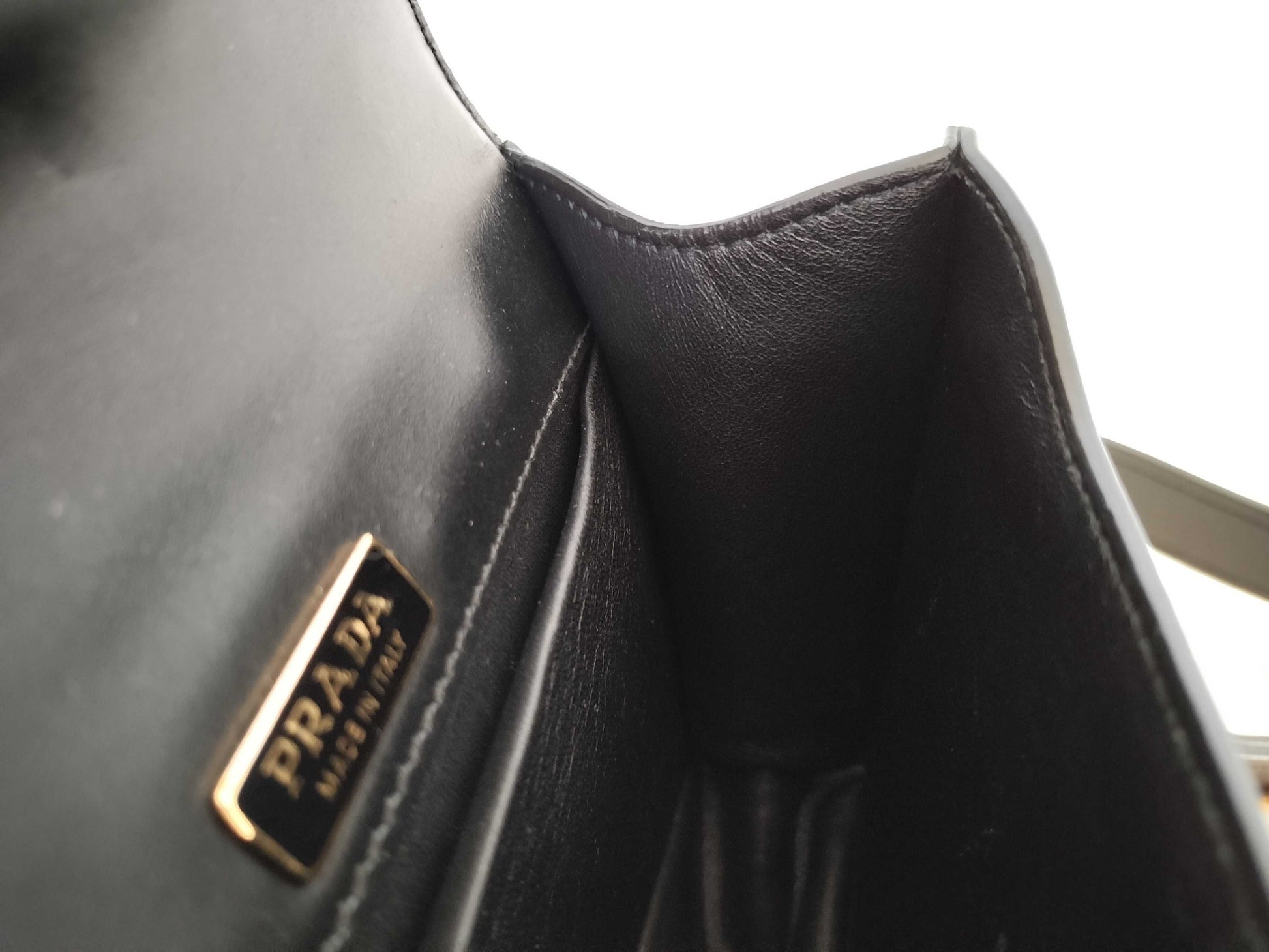 PRADA Cahier Tiger Head Shoulder Bag