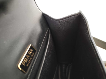 PRADA Cahier Tiger Head Shoulder Bag