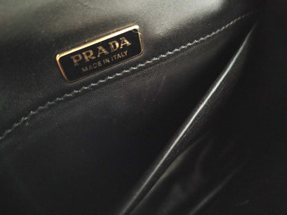 PRADA Cahier Tiger Head Shoulder Bag