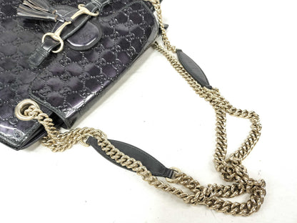 GUCCI Guccissima Amy Chain Shoulder Bag Shoulder Bag